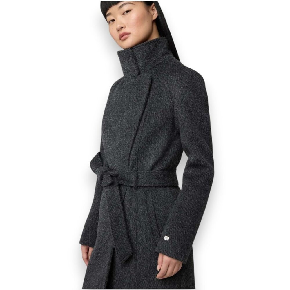 SOIA & KYO GENIE Black Wool coat | Size Small